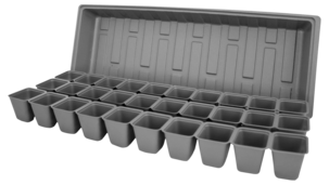 Weibulls allround drivhus med lokk og potter, 60 x 22 cm