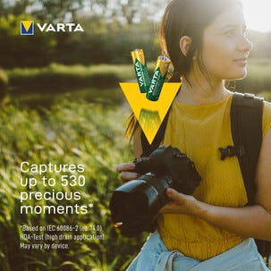 Varta Solar laddbara AA/HR6-batterier, 2-pack