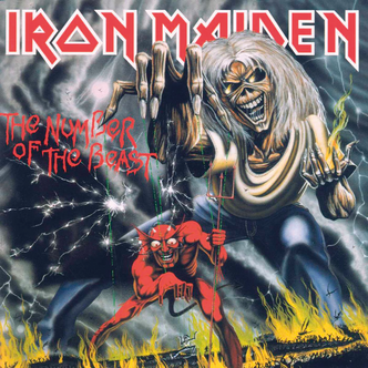 Iron Maiden The Number of the Beast vinylskiva
