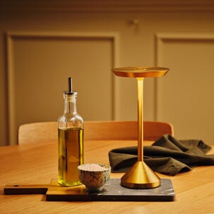 Lova oppladbar bordlampe dimbar messing, Northlight