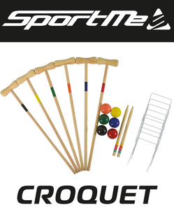 Krocket, set för 6 spelare, utomhus