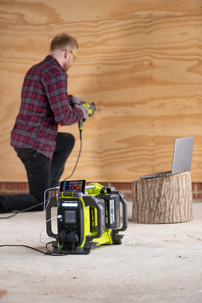 Ryobi elverk Max Power 36 V RY36BI1800A-250, med batterier