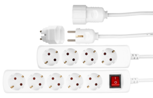 Sett med grenuttak, 4 deler