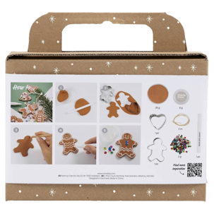 Creativ Company DIY-sett modellmasse julepynt, fra 6 år