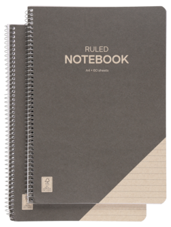 Kollegieblock A4, 2-pack