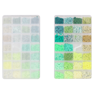 Perler til armbånd og halskjede, 2500 stk, fra 6 år