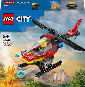 LEGO City Brandräddningshelikopter 60411, från 5 år