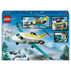 LEGO City Luftambulansefly med medisinsk laboratorium 60465, 6 år