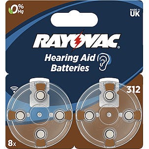 Rayovac 312 høreapparatbatteri