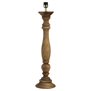 PR Home Lodge lampfot Aged Brown trä E27