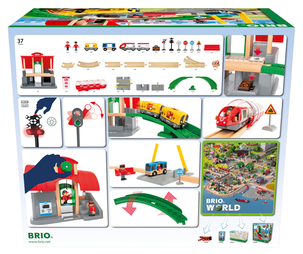 Brio Central Station Set 33989 togstasjon, fra 3 år