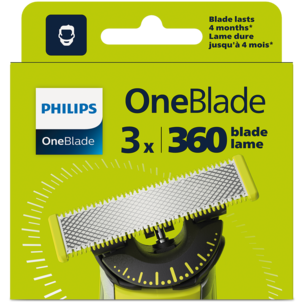 Philips OneBlade 360 Vaihtoterä 3 kpl, QP430/50