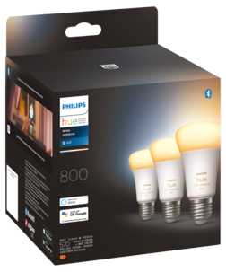 Philips Hue Ambiance LED-lampa 6 W E27, Bluetooth 3-pack