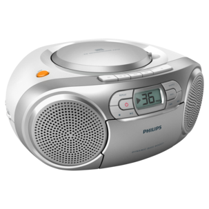 Philips CD-spelare med kassett och radio, AZ127 
