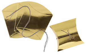 Presentask 4-pack, guld