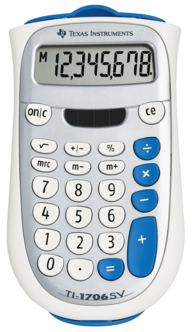 Texas Instruments TI-1706 SV miniräknare