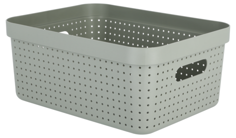 Förvaringskorg Neat grön, återvunnen plast