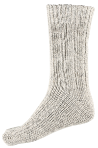 Raggsokker, melerte, 2 par