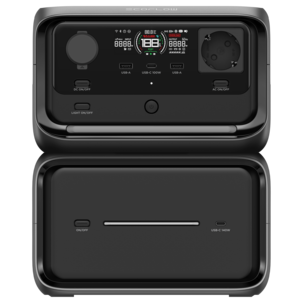 EcoFlow River 3 Max Plus Wireless kraftstasjon, 858 Wh, Qi2