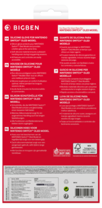 Bigben silikonfodral till Nintendo Switch OLED, svart