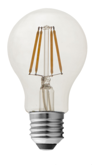 Normallampa dimbar LED E27 2,2 W, varmvit