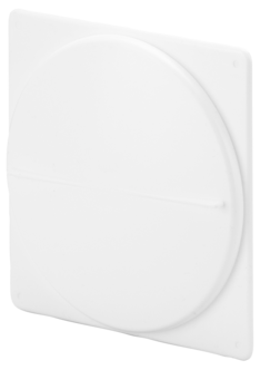 Fresh tallriksventil plast, vit