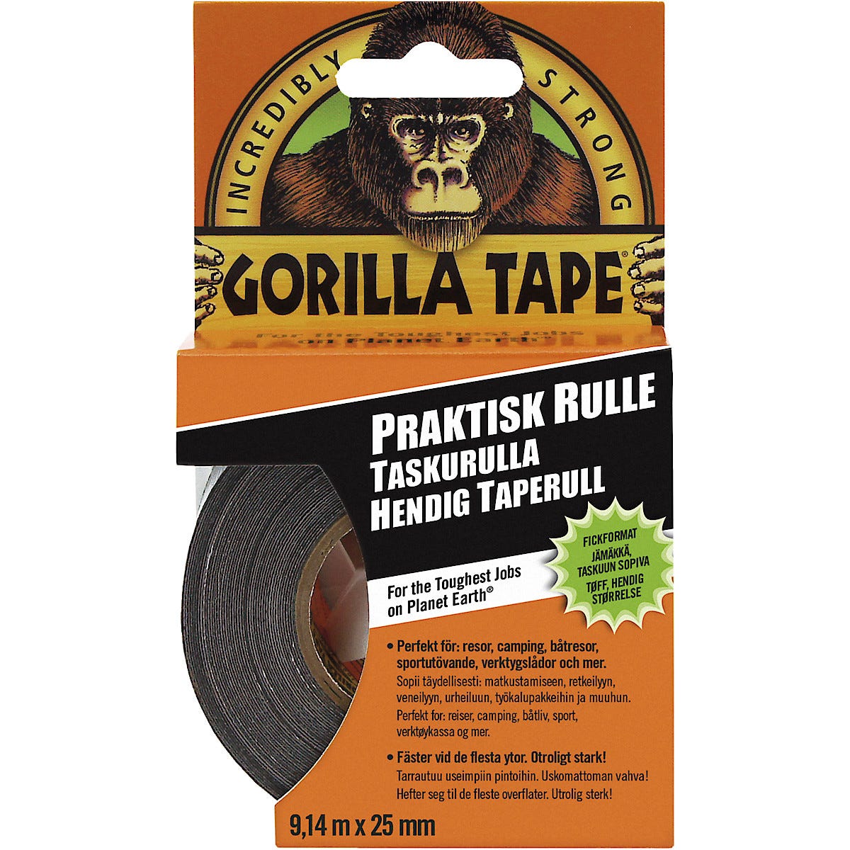 Vävtejp Gorilla Handy Roll | Clas Ohlson Reparationstejp Gorilla | Clas Ohlson