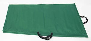 Trekantig lövsäck m handtag, hopfällbar, 84 x 130 cm