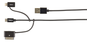 Laddkabel 3-i-1, Exibel