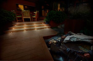 IP65-klassade LED-spotlights med skymningssensor