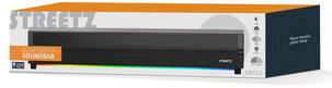 Streetz SB100 lydplanke med Bluetooth og RGB, oppladbar