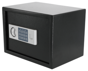 Kassaskåp, säkerhetsskåp med kodlås, 16 liter