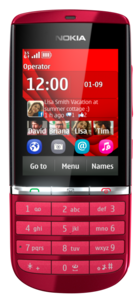 Mobiltelefon Nokia Asha 300