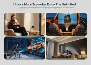 Wanbo Cube 1 portabel projektor med Android TV