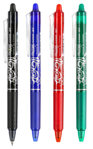 Kulspetspennor Pilot Frixion Clicker, 4-pack