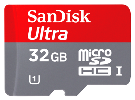 MicroSDHC minneskort  UHS 1 Sandisk