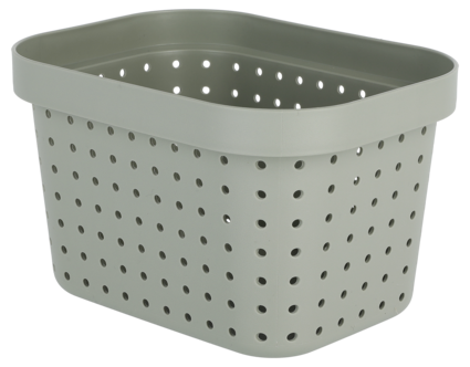 Oppbevaringskurv Neat, grønn, resirkulert plast