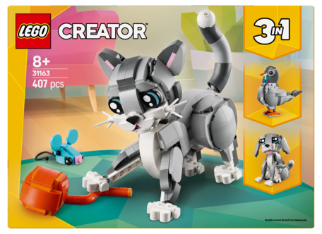 LEGO Creator 3-i-1 leken katt 31163, fra 8 år