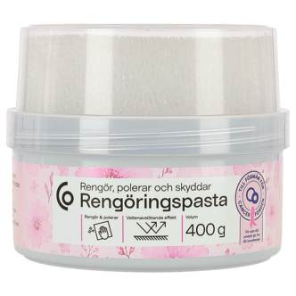 Rengöringspasta med svamp