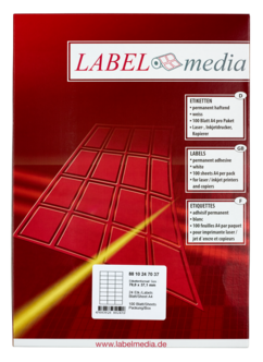 Etiketter 70x37 mm, Labelmedia