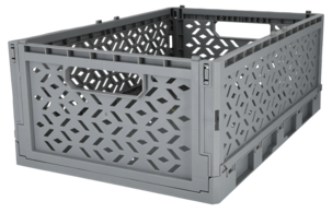 Säilytyslaatikko kierrätettyä muovia, XL 48,8 x 33,1 x 19 cm