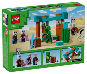 LEGO Minecraft Pahalaisten aavikkopartio 21267, yli 7-vuotiaille
