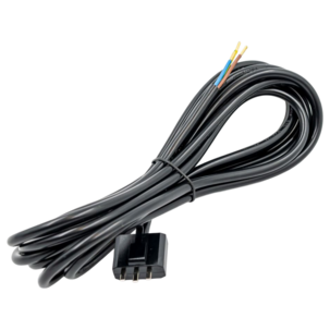 Maadoitettu Lampun pistoke DCL 4 m johto, musta