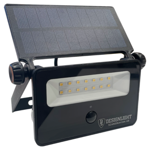 Designlight Sunny lyskaster med solcelle med PIR 1600 lm IP65