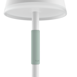 Philips Hue WCA Go bærbar bordlampe i metall, 35 cm