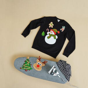 Strykemerke julegenser, 1-pakning