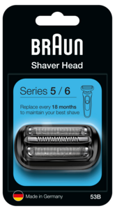 Braun 53B Series 5/6, rakhuvud svart 