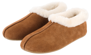 Saueskinnstøfler dame/herre, beige 