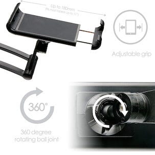 desire2 2-i-1 bordställ och vägghållare surfplatta