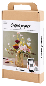 Creativ Company DIY Kit for kreppapir, blomsterbukett